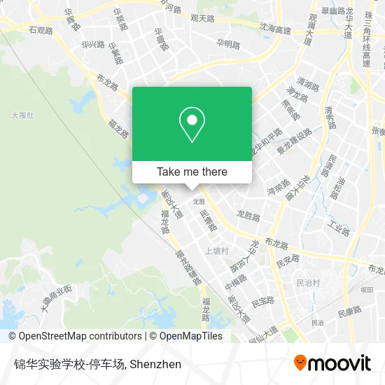 锦华实验学校-停车场 map