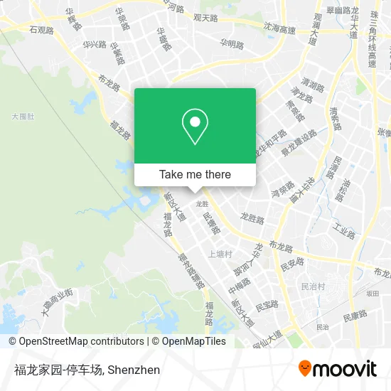 福龙家园-停车场 map