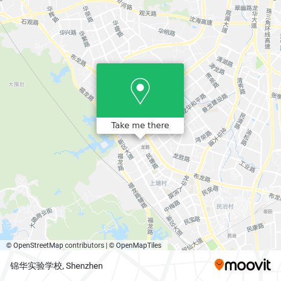 锦华实验学校 map