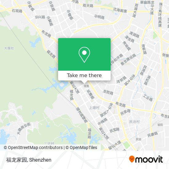 福龙家园 map