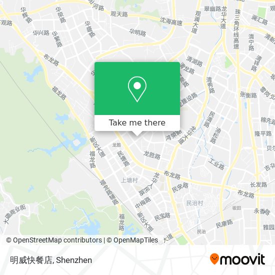 明威快餐店 map
