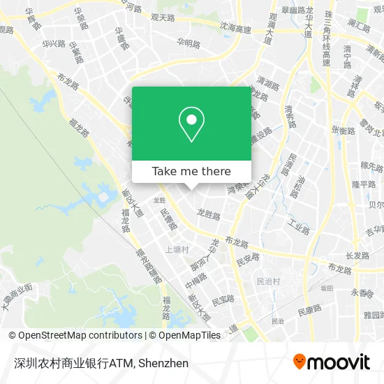 深圳农村商业银行ATM map