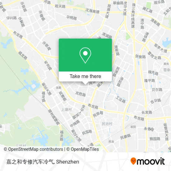 嘉之和专修汽车冷气 map