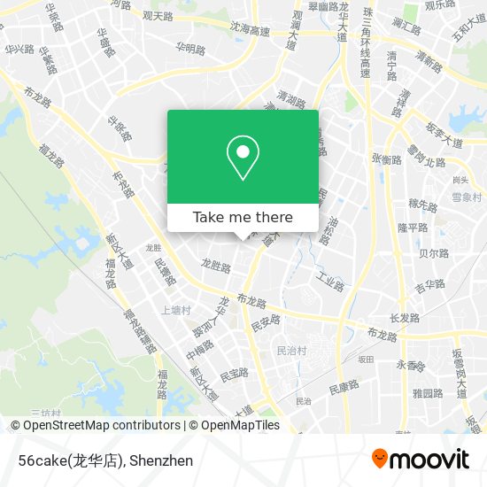 56cake(龙华店) map