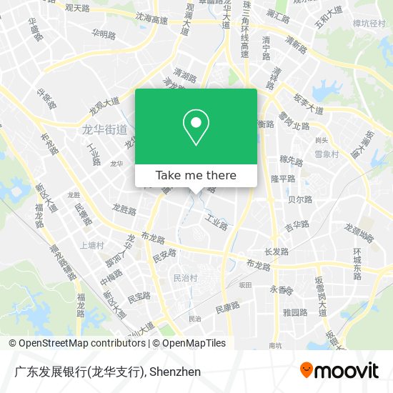 广东发展银行(龙华支行) map