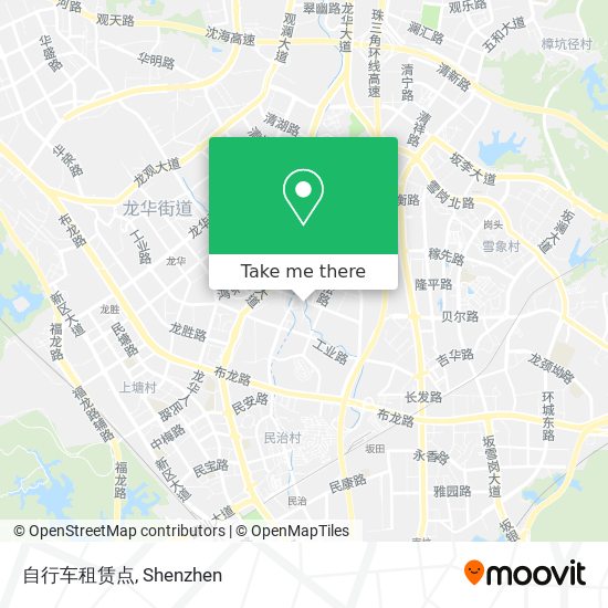 自行车租赁点 map