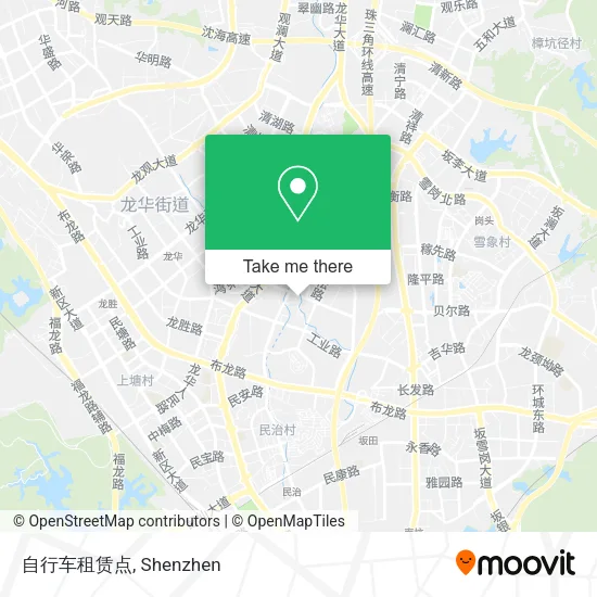 自行车租赁点 map