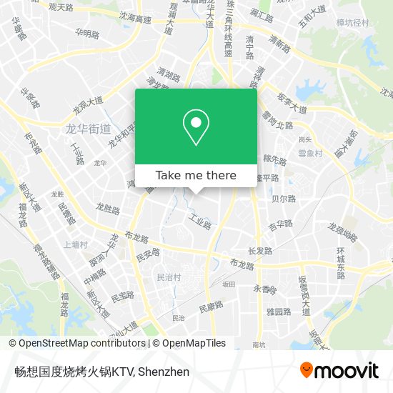 畅想国度烧烤火锅KTV map
