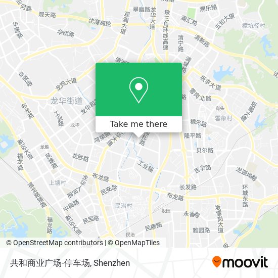 共和商业广场-停车场 map