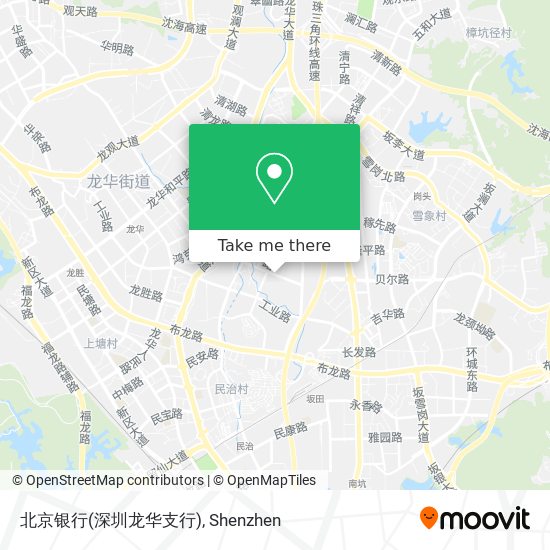 北京银行(深圳龙华支行) map