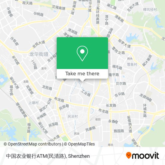 中国农业银行ATM(民清路) map
