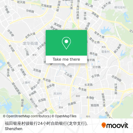福田银座村镇银行24小时自助银行(龙华支行) map