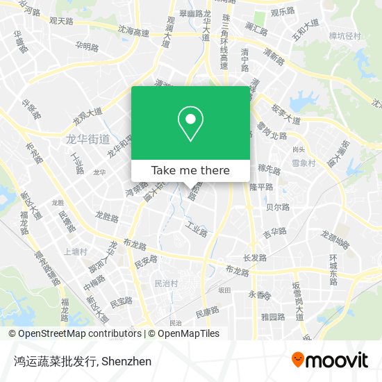 鸿运蔬菜批发行 map