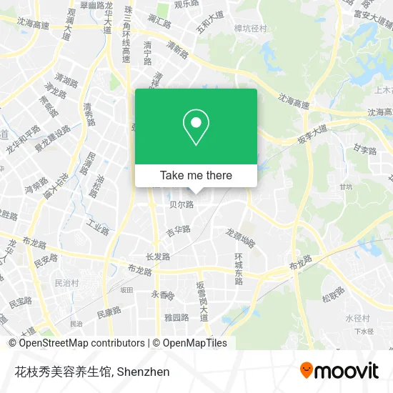 花枝秀美容养生馆 map
