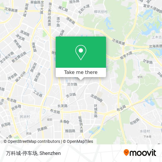 万科城-停车场 map
