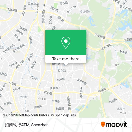招商银行ATM map