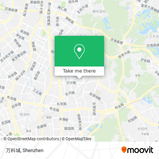 万科城 map