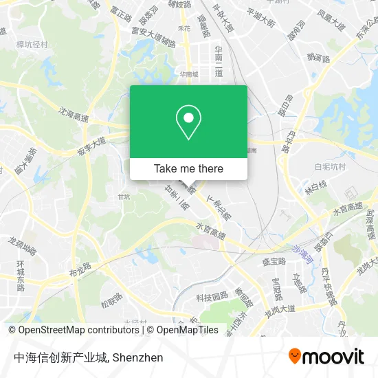 中海信创新产业城 map