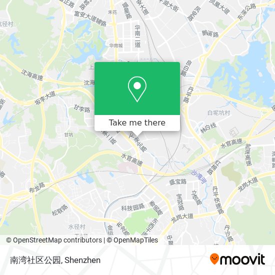 南湾社区公园 map