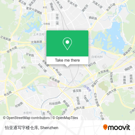 怡亚通写字楼仓库 map