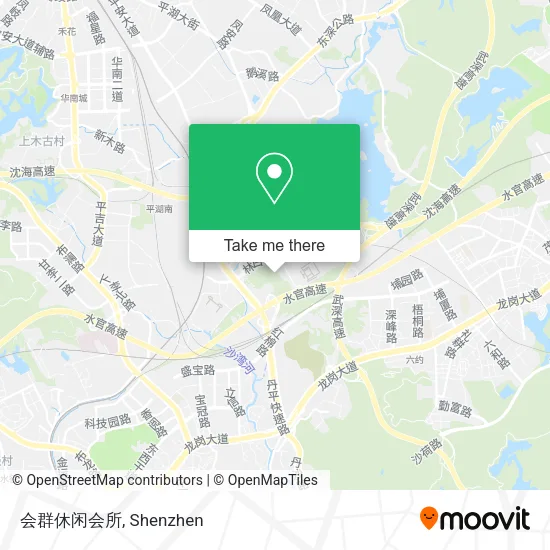 会群休闲会所 map