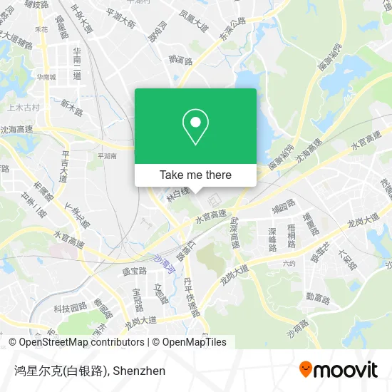 鸿星尔克(白银路) map