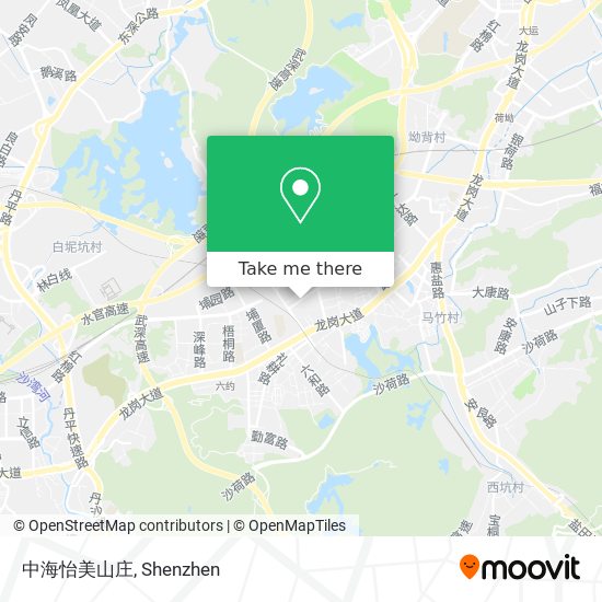 中海怡美山庄 map