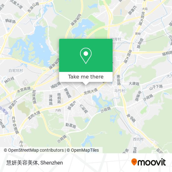 慧妍美容美体 map