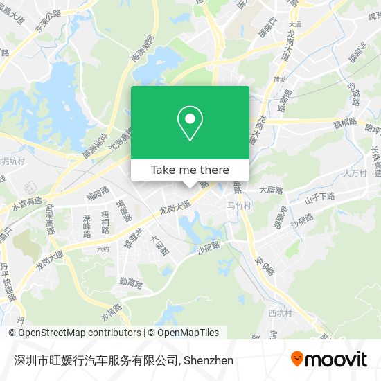 深圳市旺媛行汽车服务有限公司 map