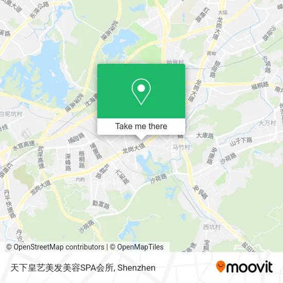 天下皇艺美发美容SPA会所 map