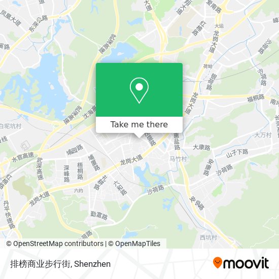 排榜商业步行街 map