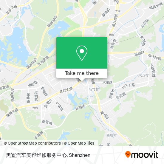 黑鲨汽车美容维修服务中心 map