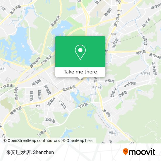 来宾理发店 map
