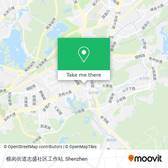 横岗街道志盛社区工作站 map