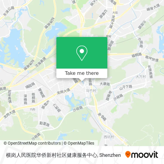 横岗人民医院华侨新村社区健康服务中心 map
