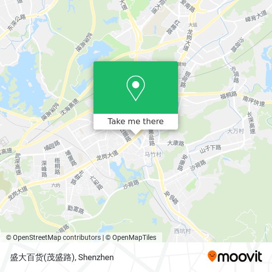 盛大百货(茂盛路) map