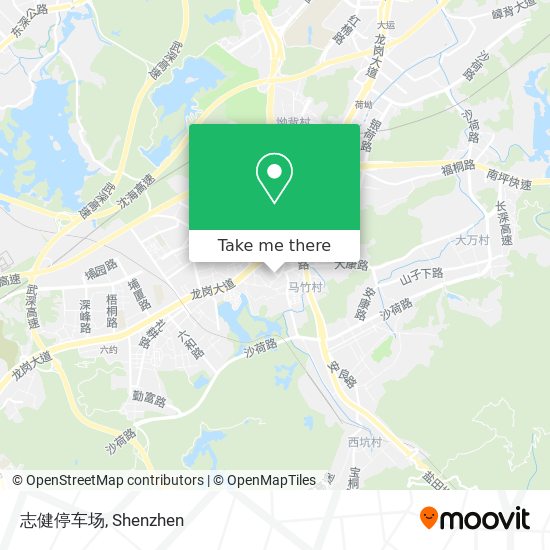 志健停车场 map
