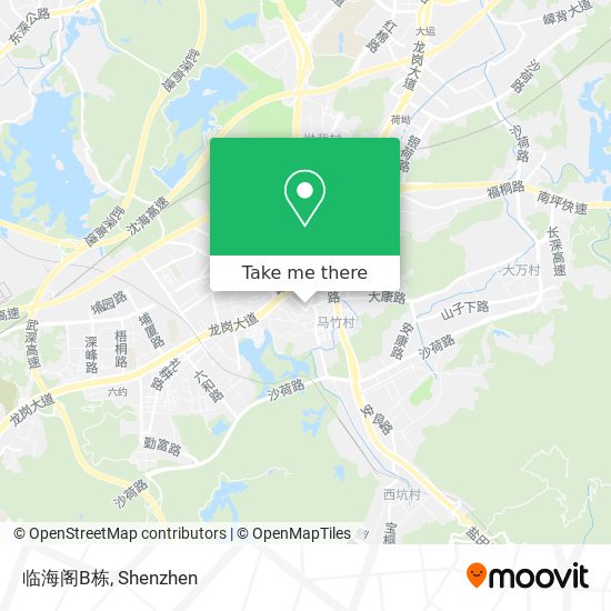临海阁B栋 map