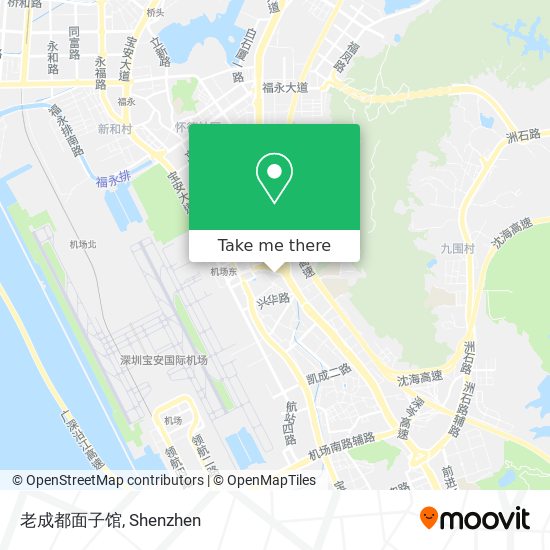 老成都面子馆 map