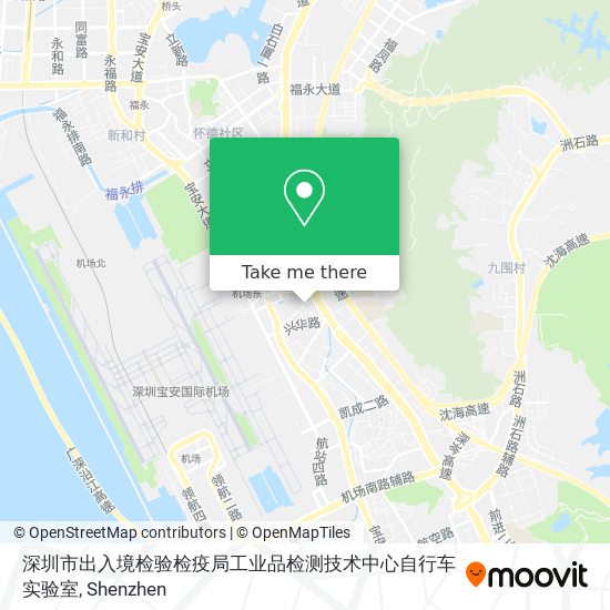 深圳市出入境检验检疫局工业品检测技术中心自行车实验室 map