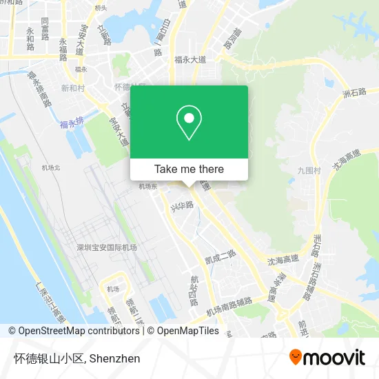 怀德银山小区 map