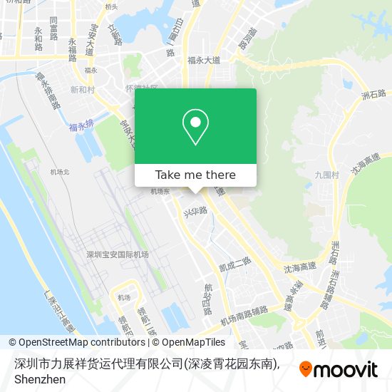 深圳市力展祥货运代理有限公司(深凌霄花园东南) map