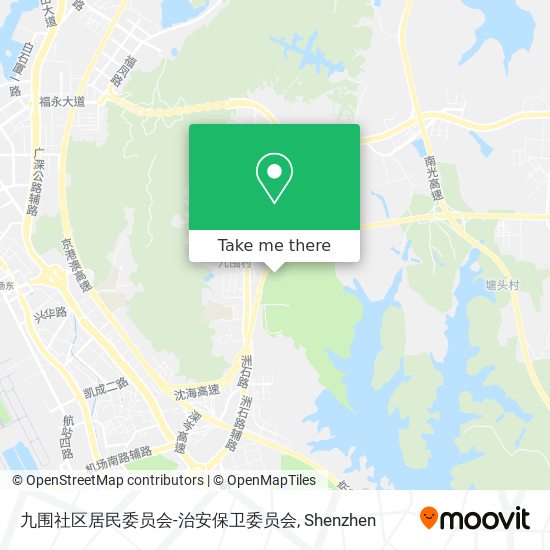 九围社区居民委员会-治安保卫委员会 map
