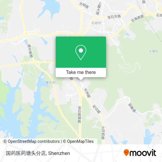 国药医药塘头分店 map