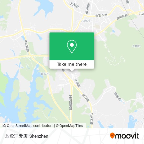 欣欣理发店 map