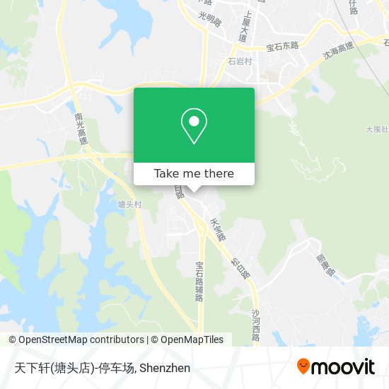 天下轩(塘头店)-停车场 map