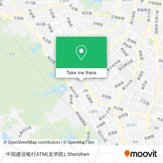 中国建设银行ATM(龙华路) map