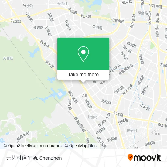 元芬村停车场 map