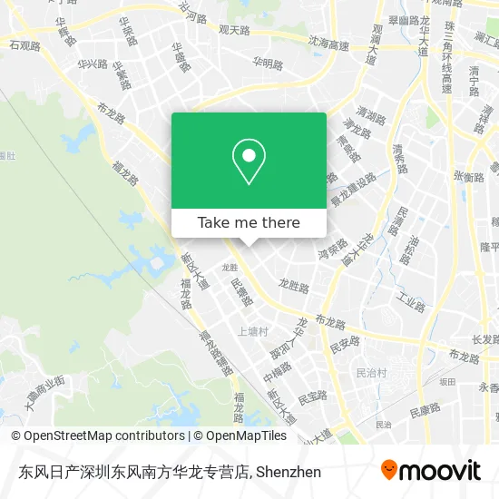 东风日产深圳东风南方华龙专营店 map