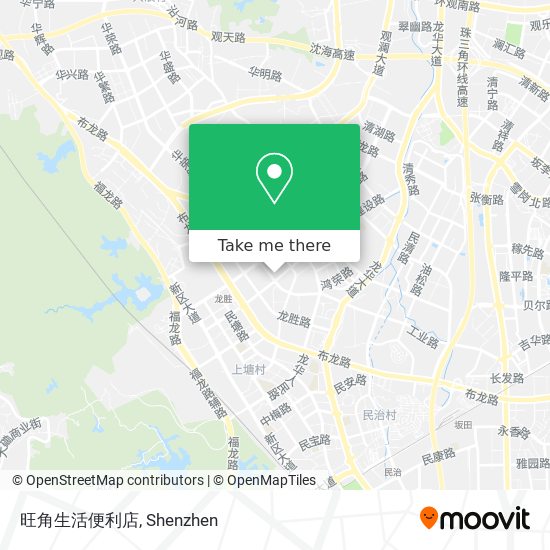 旺角生活便利店 map